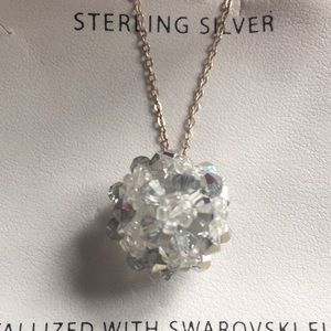 💎 Sterling silver, Swarovski necklace!